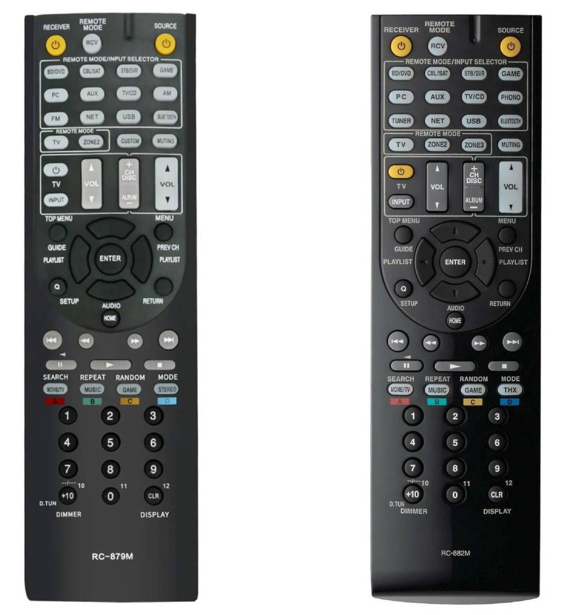 ONKYO RC-882M - helyettesítő távirányító