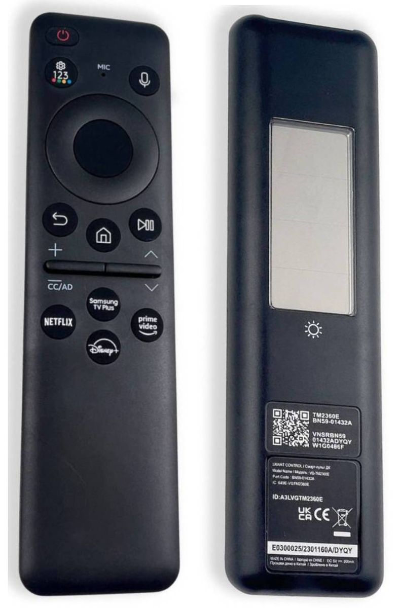 SAMSUNG BN59-01432A - NAPENERGIA rádiós (BT) csere távirányító hangvezérléssel