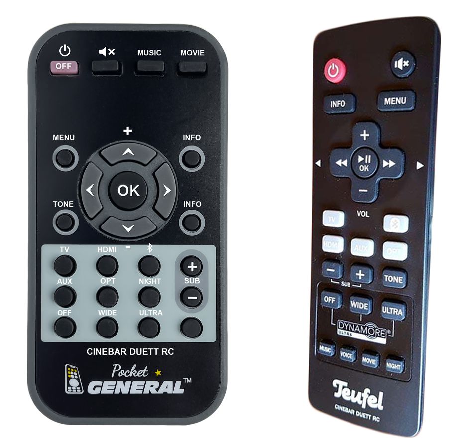 TEUFEL Cinebar Duett RC -   


távirányító
 duplikátum