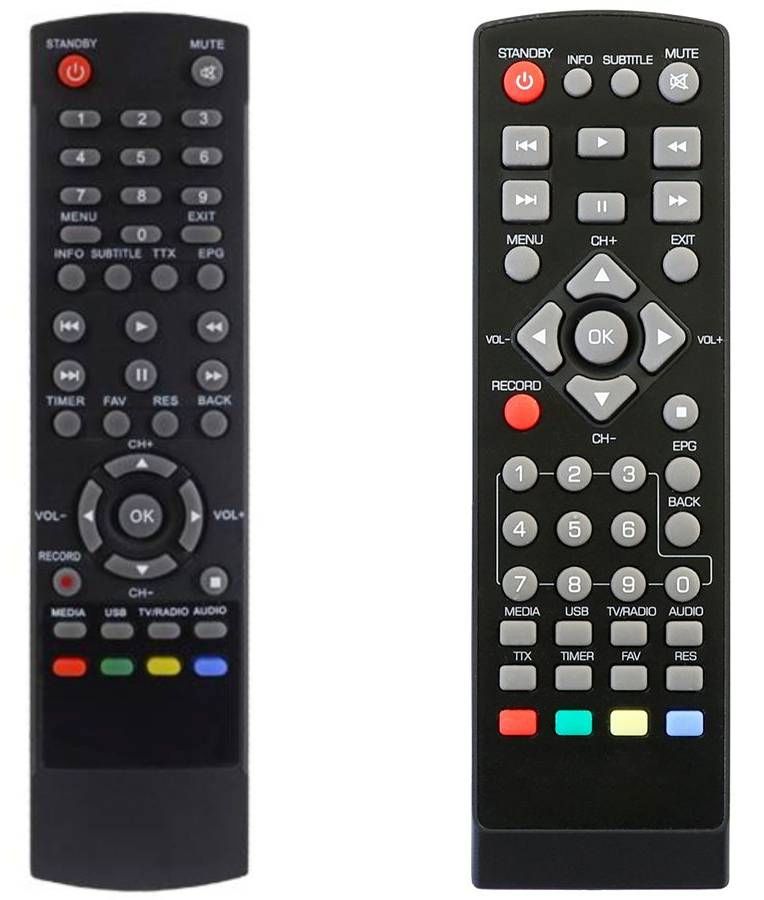 EVOLVEO DT-4050HD, DVB-T DELTA DUAL HD - helyettesítő távirányító