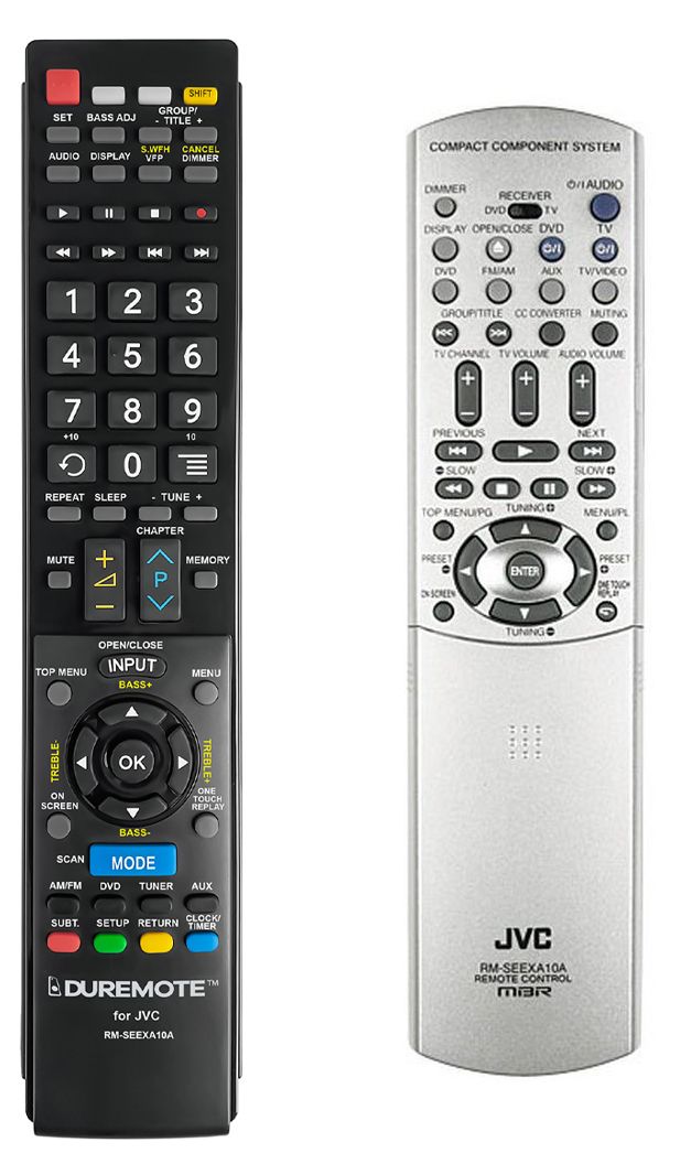 JVC RM-SEEXA10A - távirányító duplikátum