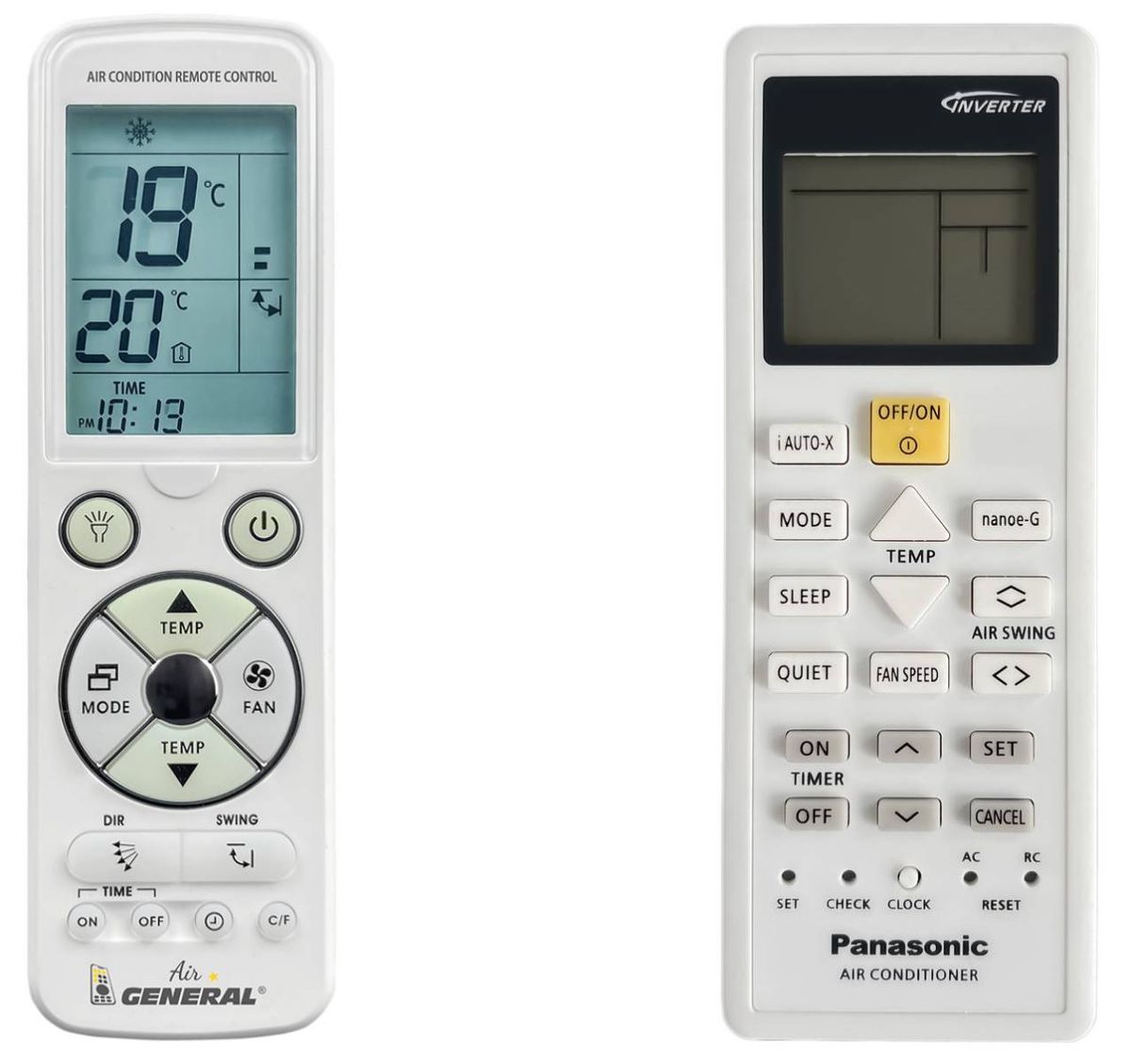 PANASONIC CS-PN9VKH-1, CS-N12VKH, CS-N18VKH, CS-N24VKH, CS-N28VKH -   

luxus háttérvilágítású 
távirányító
