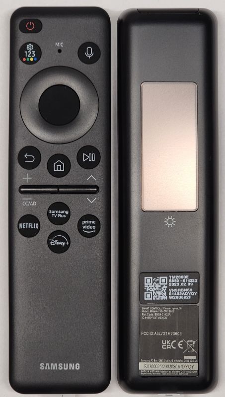 SAMSUNG BN59-01432D - eredeti gyári távirányító hangvezérléssel, NAPELEMES