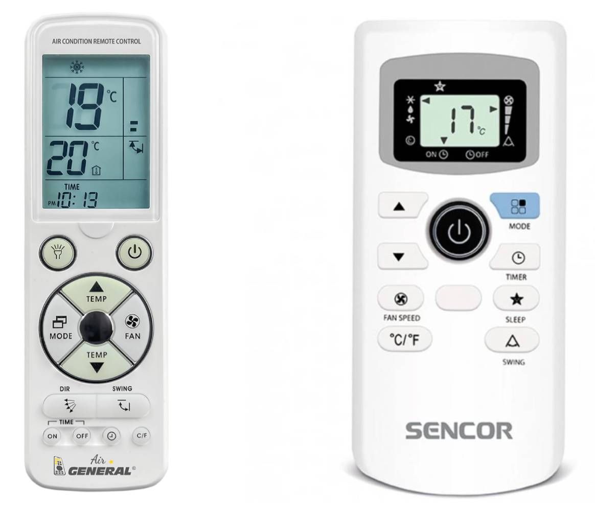 SENCOR SAC MT7020C, SAC MT1220C, SAC MT9020C, SAC MT9021C -   

luxus háttérvilágítású 
távirányító