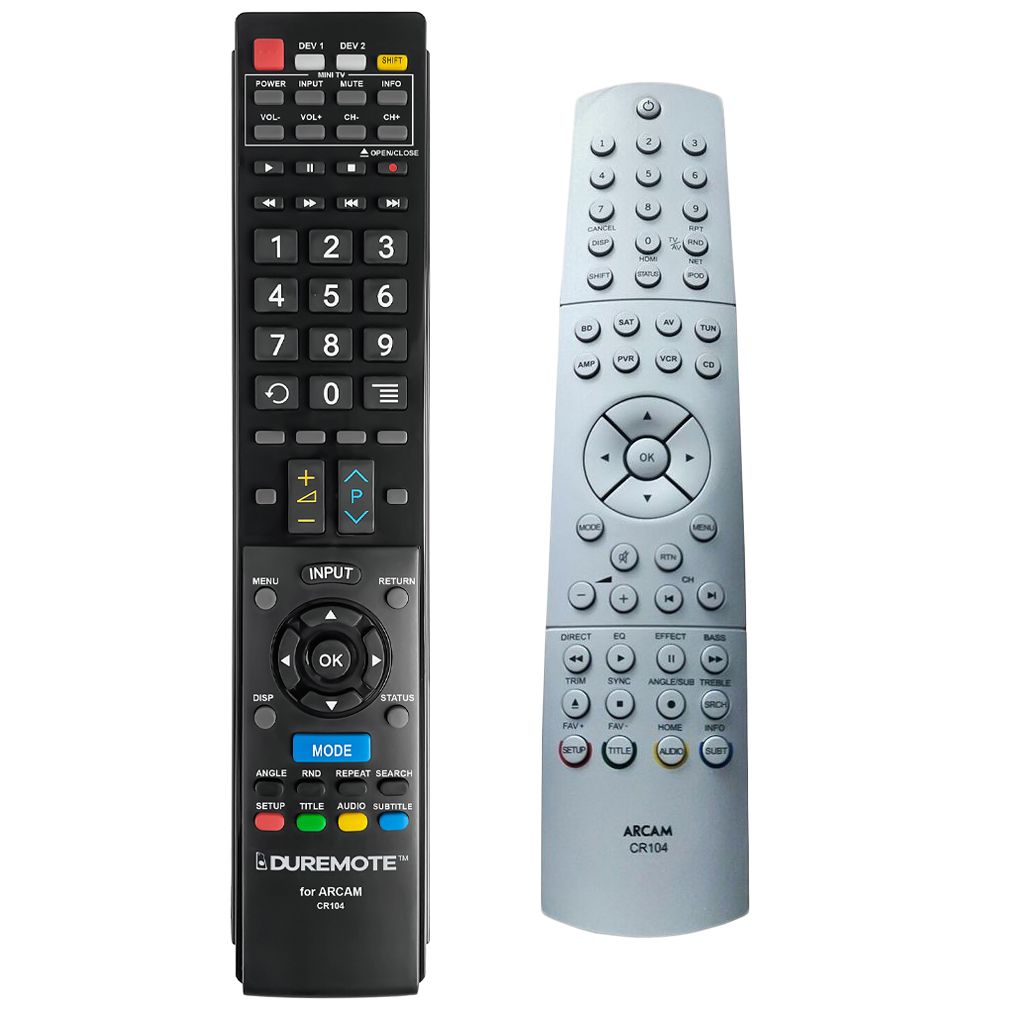 ARCAM CR104 + TV vezérlés (mini TV) - távirányító duplikátum