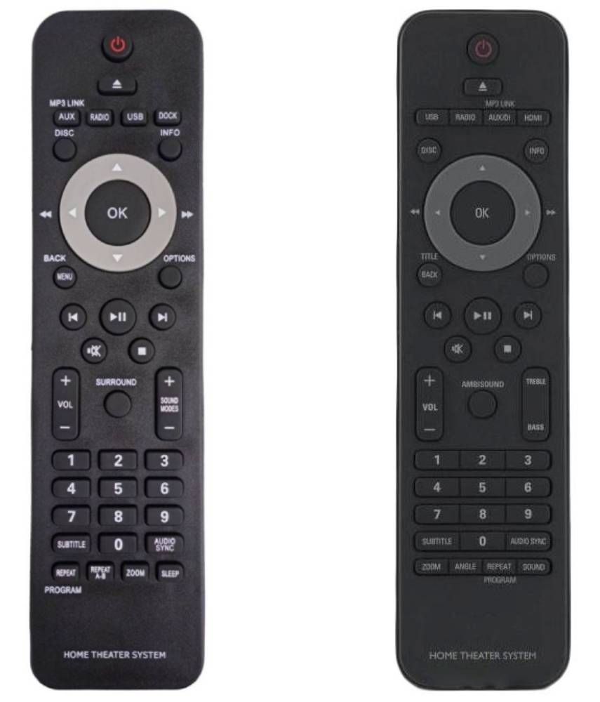 PHILIPS 996510013745, SCB704, CRP651/01, HTS6100, HTS6515, MCD139B - helyettesítő távirányító