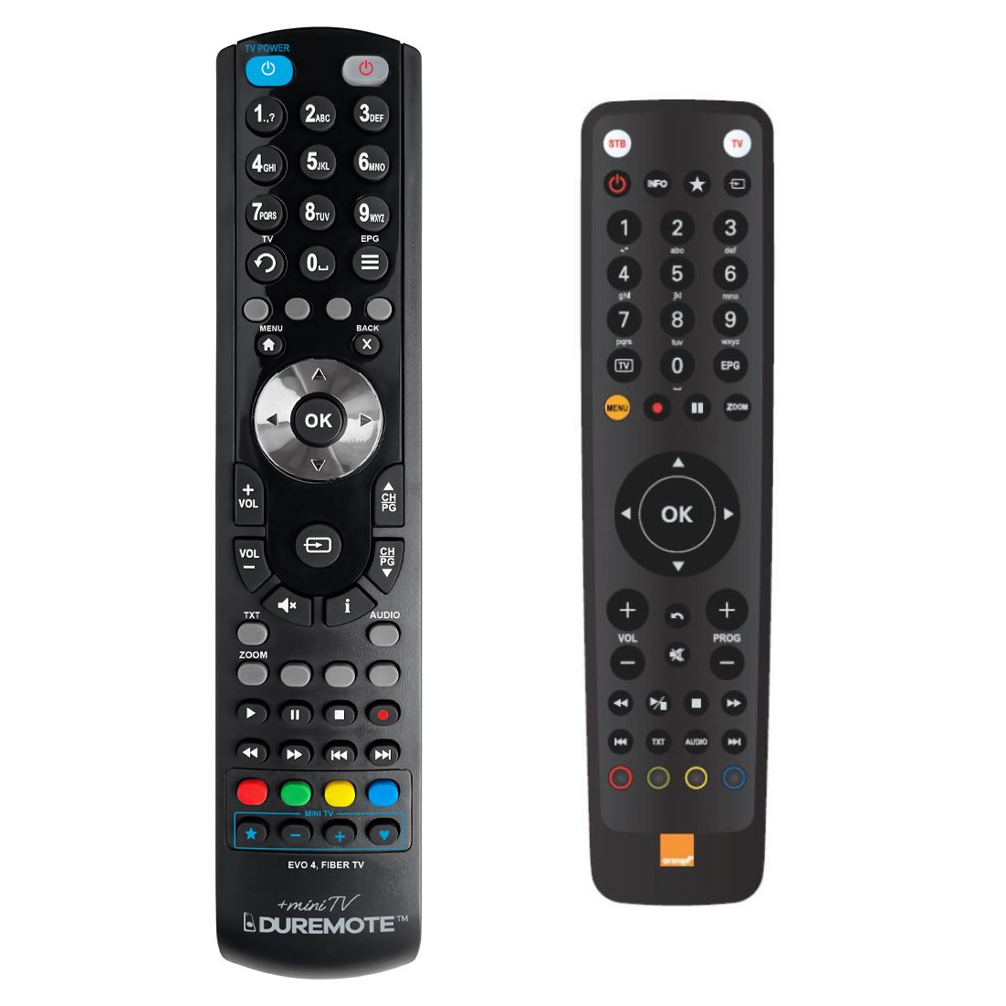 ORANGE EVO4 + TV vezérlés (mini TV) - távirányító duplikátum