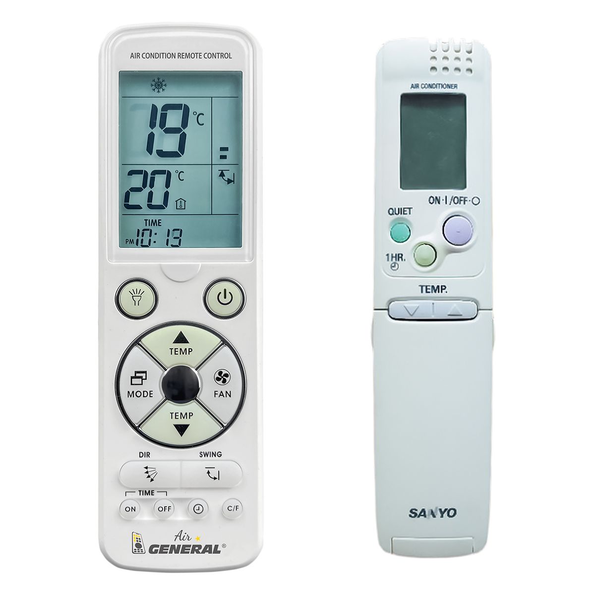 SANYO RCS-3PSS4E, RCS-4PIS4E, RCS-6HVPULS4E -   

luxus háttérvilágítású 
távirányító