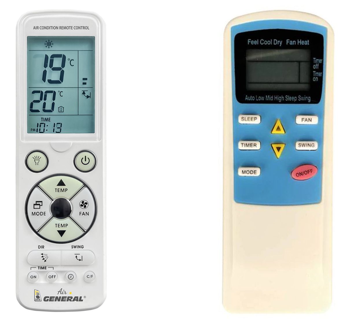 TCL TAC-09ION/LFI, TAC-12ION/LFI -   

luxus háttérvilágítású 
távirányító