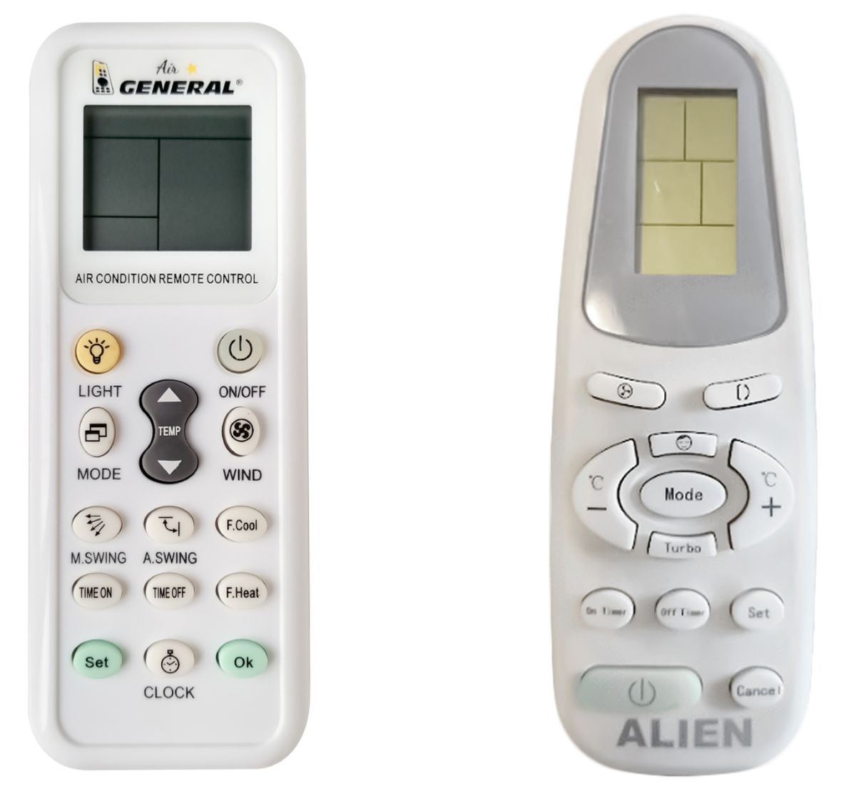 ALIEN D9000 -   


kompatibilis General márkájú távirányító