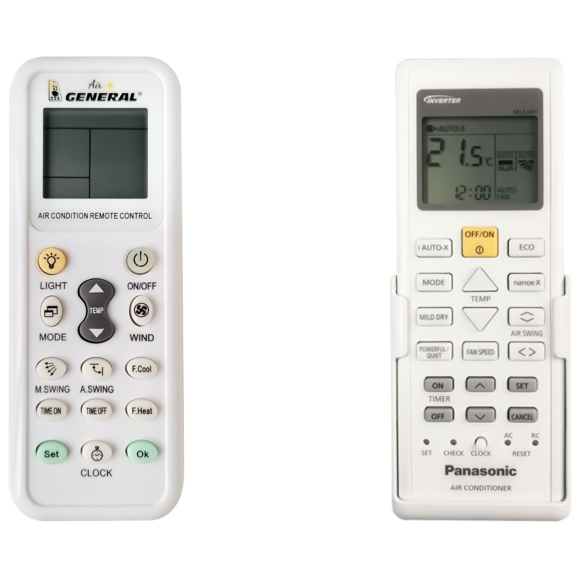 PANASONIC CS-S9PKV, CS-S12PKV, CS-S18PKV, CS-S24PKV, CS-S28PKV, CS-Z20VKR, CS-Z25VKR -   


kompatibilis General márkájú távirányító