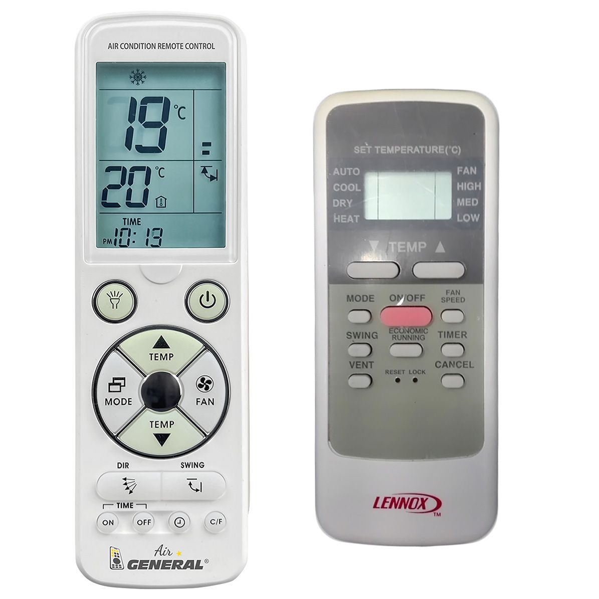 LENNOX  R51/E -   

luxus háttérvilágítású 
távirányító