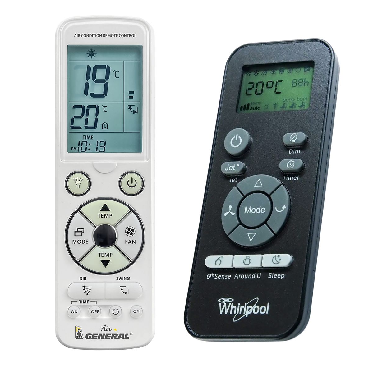 WHIRLPOOL DJ11J2-31, DG11J2-32 -   

luxus háttérvilágítású 
távirányító