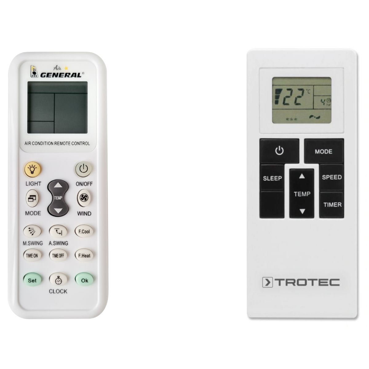 TROTEC PAC 4700 X -   


kompatibilis General márkájú távirányító
