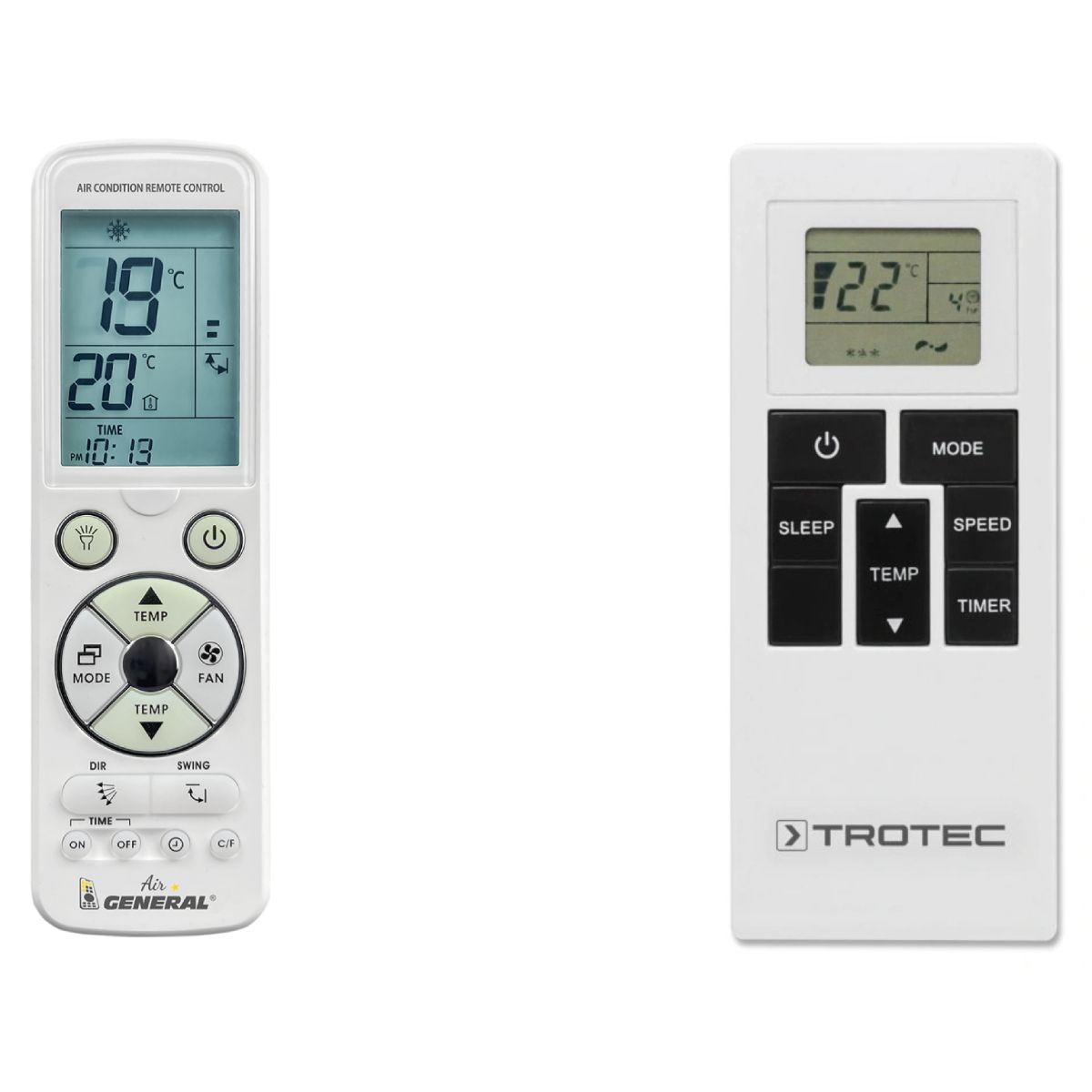 TROTEC PAC 4700 X -   

luxus háttérvilágítású 
távirányító