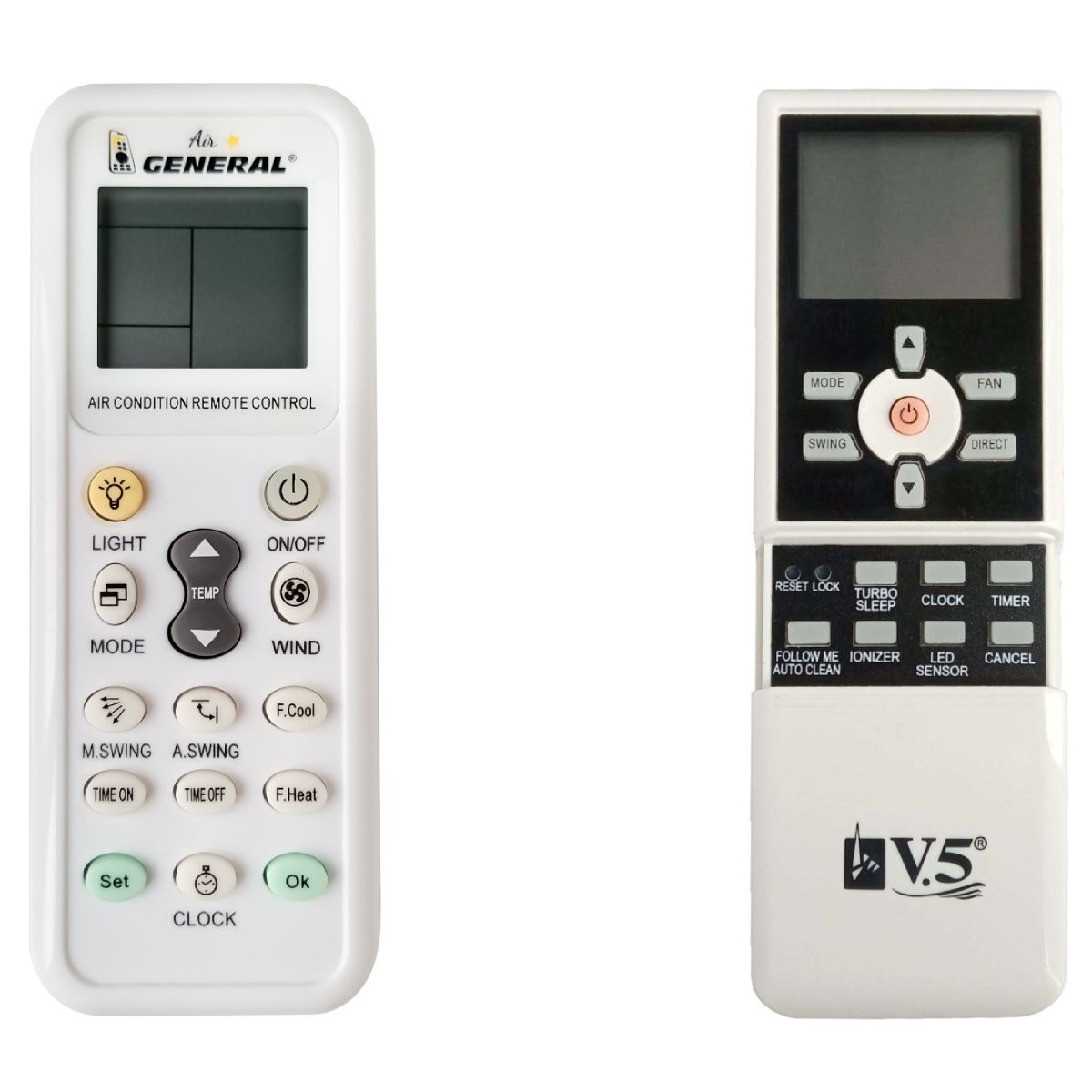 MIDEA MSB-05HR, MSB-09HR, MSB-18HR, MSB-21HR, MSB-24HR, MSB-30HR -   


kompatibilis General márkájú távirányító