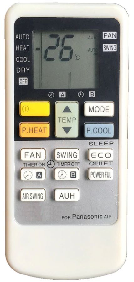 PANASONIC A75C3077, CS-RE12JKR, CWA75C3077 - helyettesítő távirányító