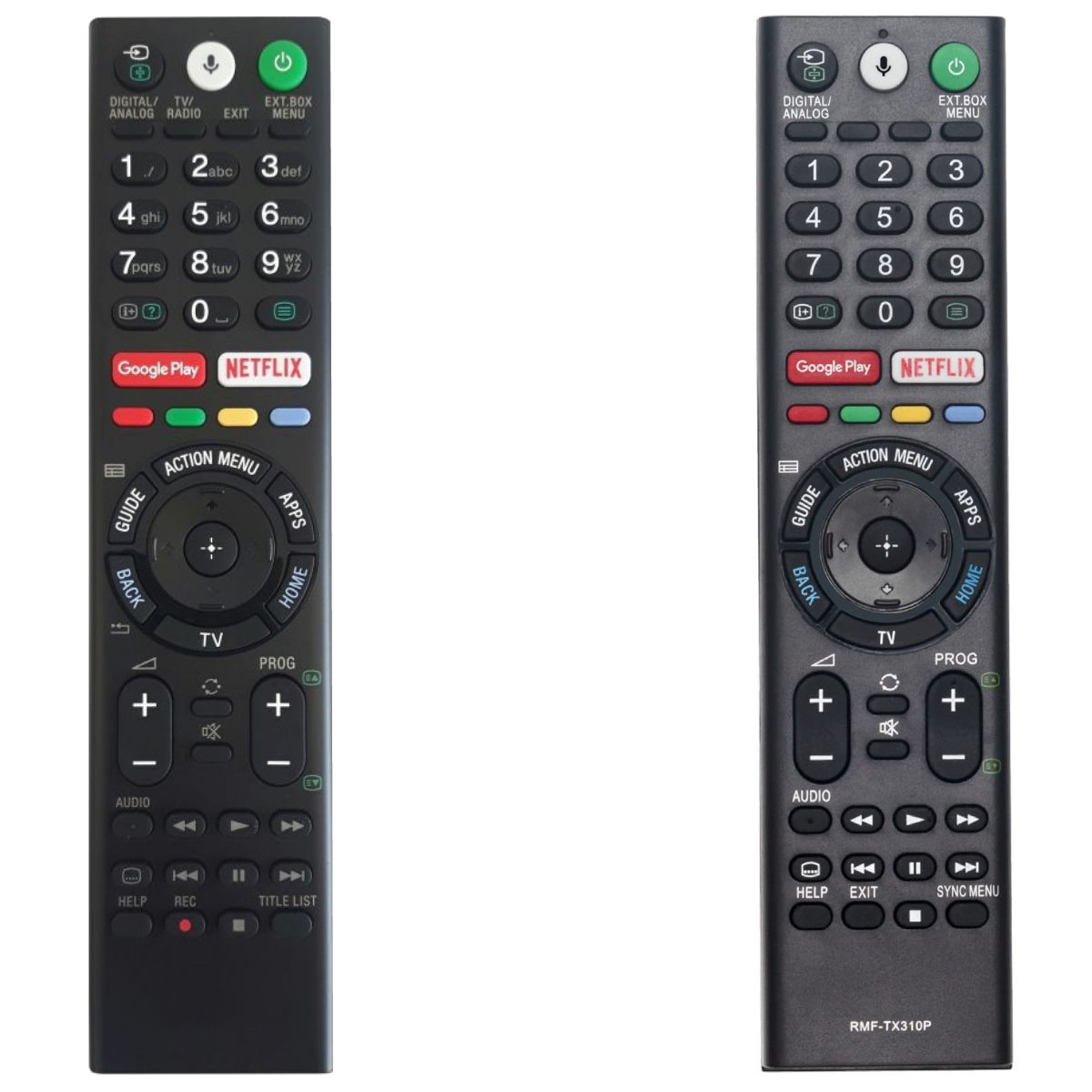SONY RMF-TX310P, A8F A8G X75F X78F X83F X85F X90F X80G series - csere távirányító hangvezérléssel