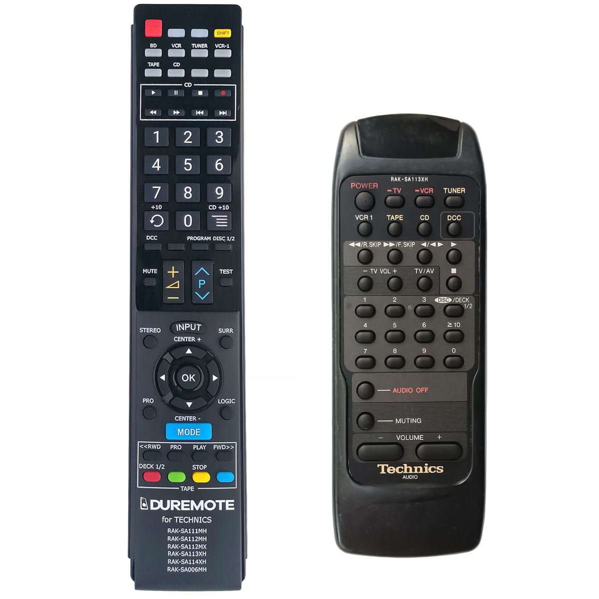 TECHNICS RAK-SA113XH - távirányító duplikátum
