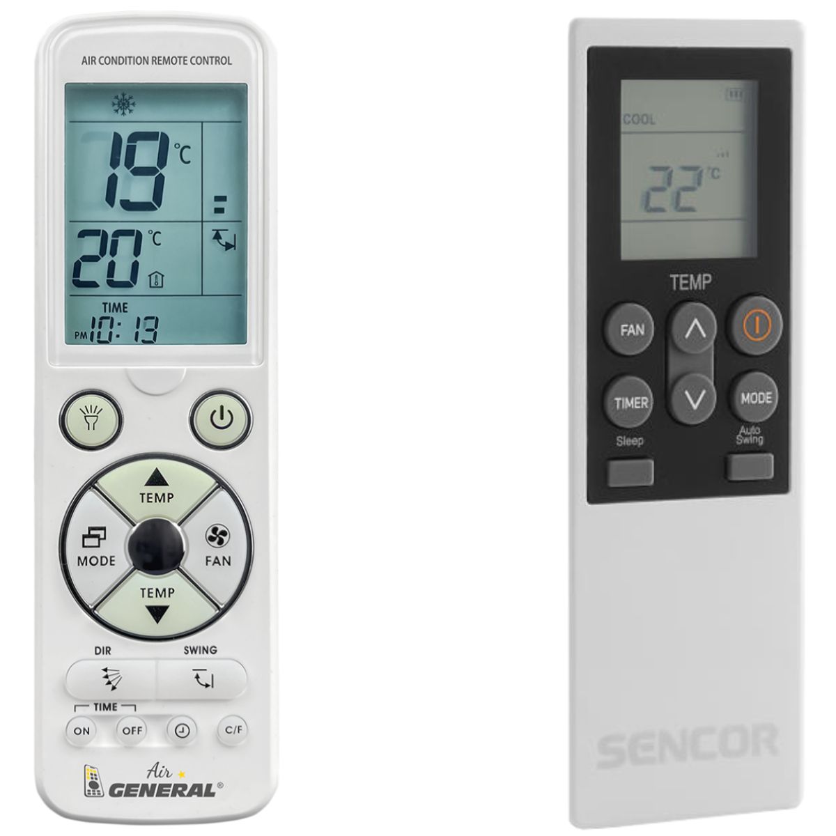 SENCOR SAC MT1603C, SAC MT1238CH  Wi-Fi AllSeasons -   

luxus háttérvilágítású 
távirányító