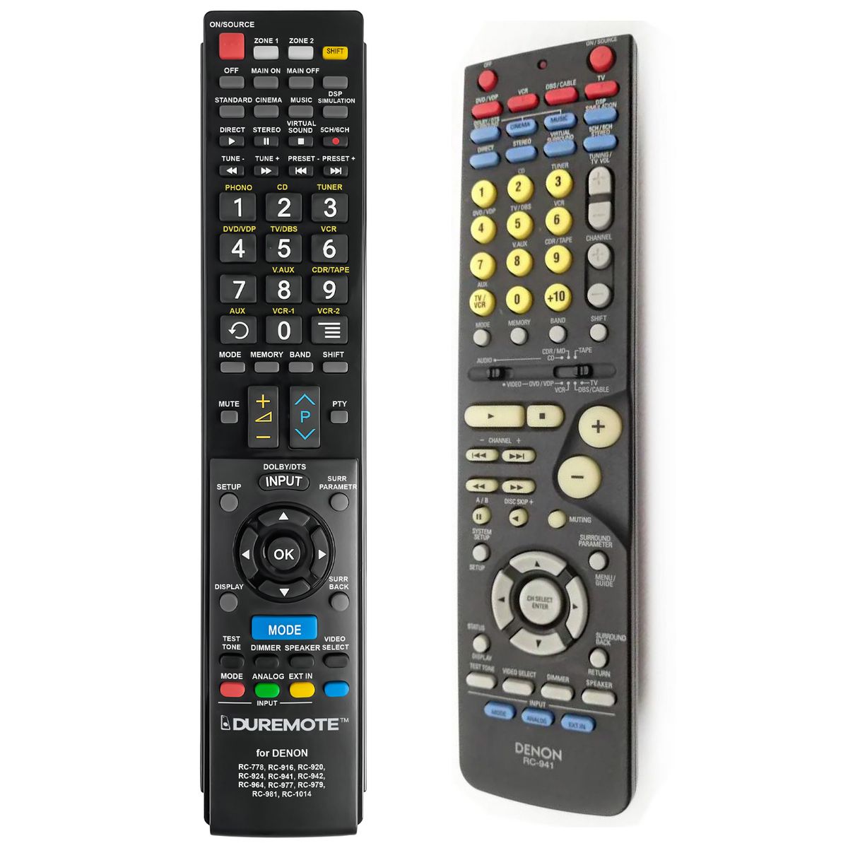 DENON RC-941 - távirányító duplikátum