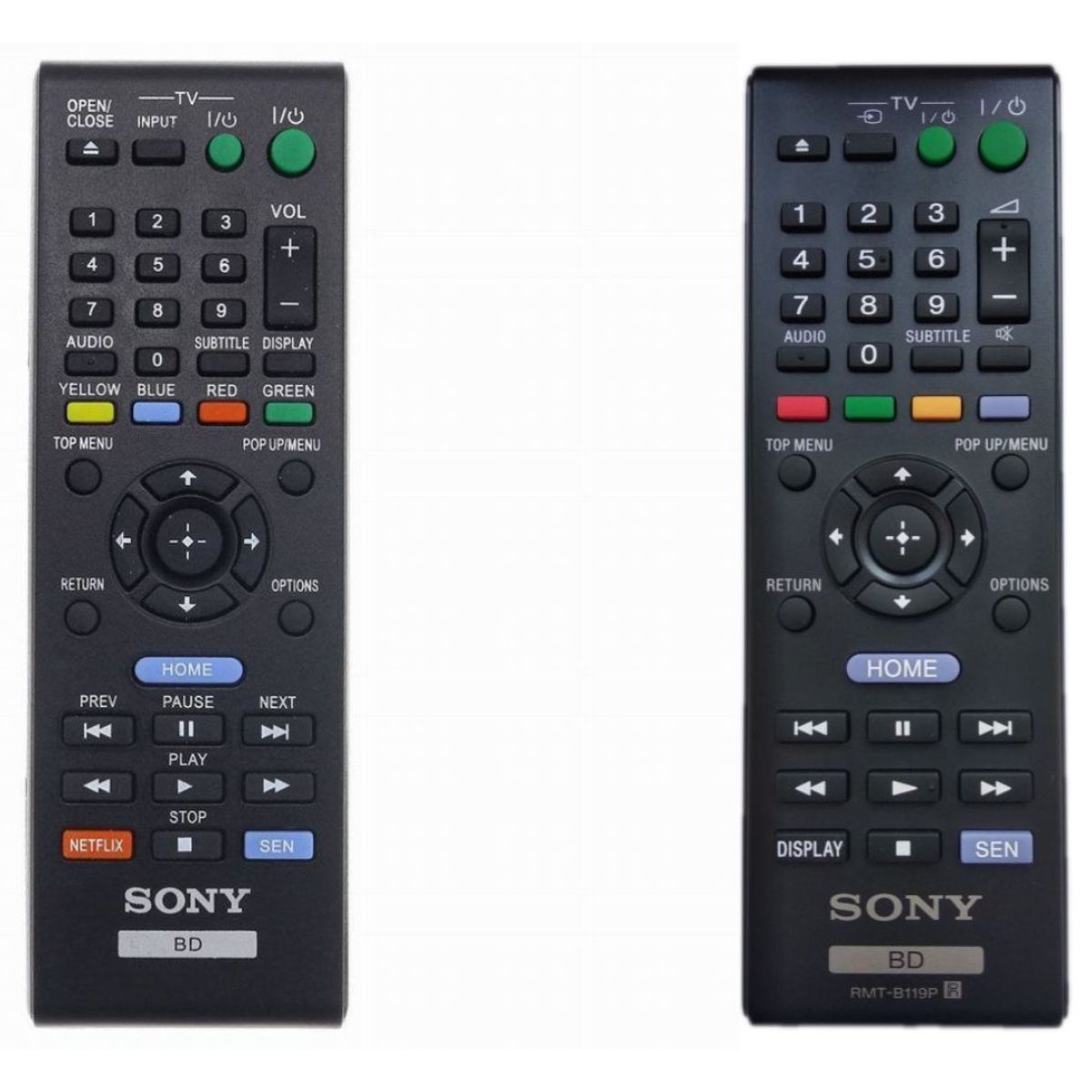 SONY RMT-B119P - eredeti gyári távirányító