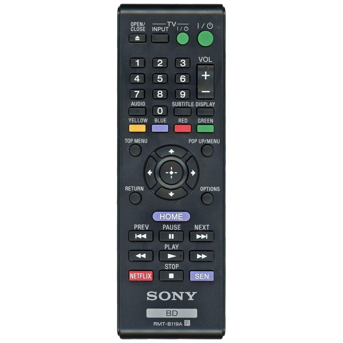 SONY RMT-B119A - eredeti gyári távirányító
