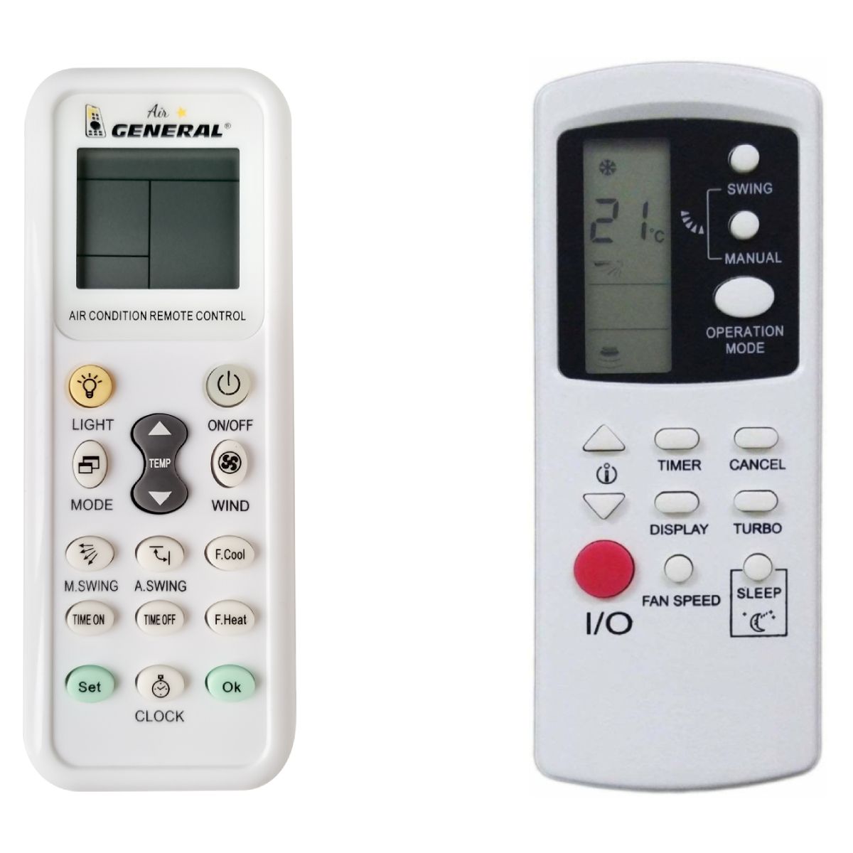 ECG SK090, SK120, SK180 -   


kompatibilis General márkájú távirányító