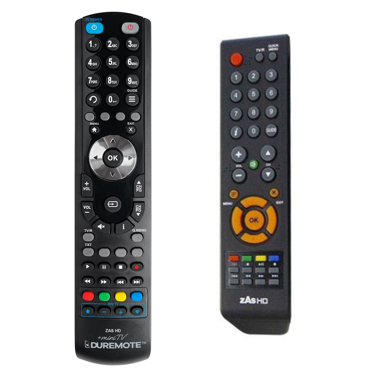 TELEVES ZAS HD + TV vezérlés (mini TV) - távirányító duplikátum