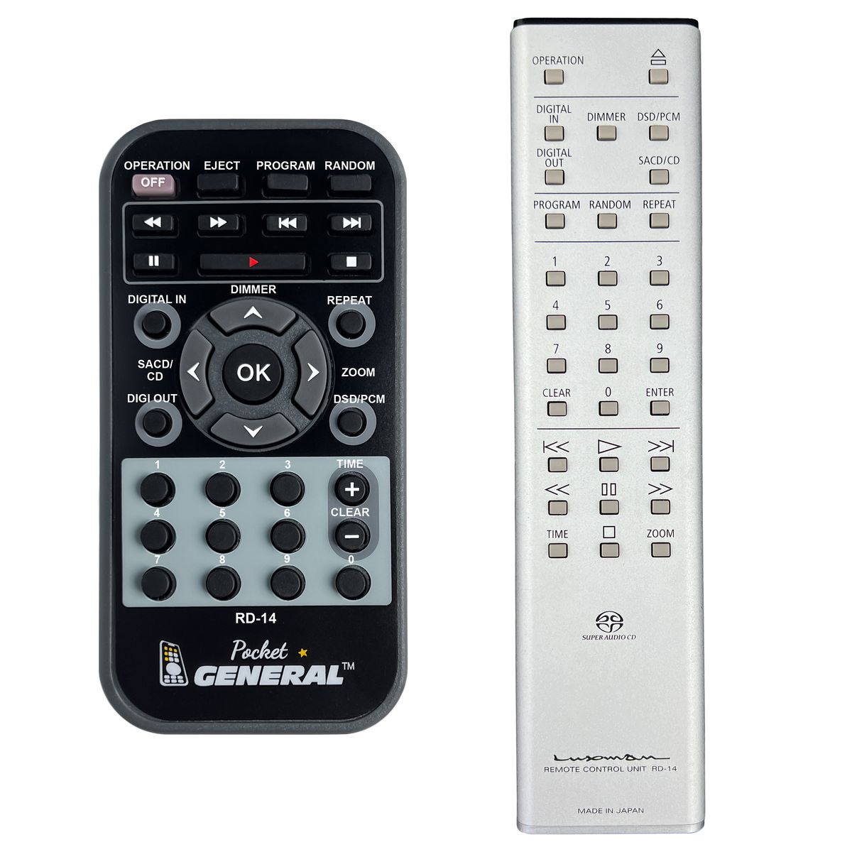 LUXMAN RD-14 -   


távirányító
 duplikátum
