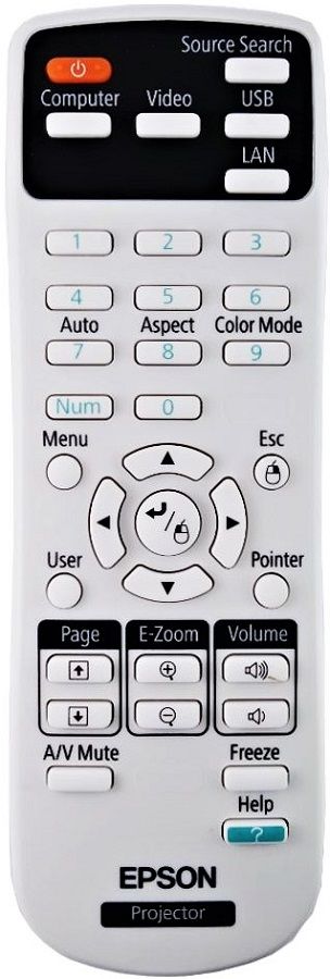 EPSON EB-X14, EB-1880, 1547200 - eredeti gyári távirányító