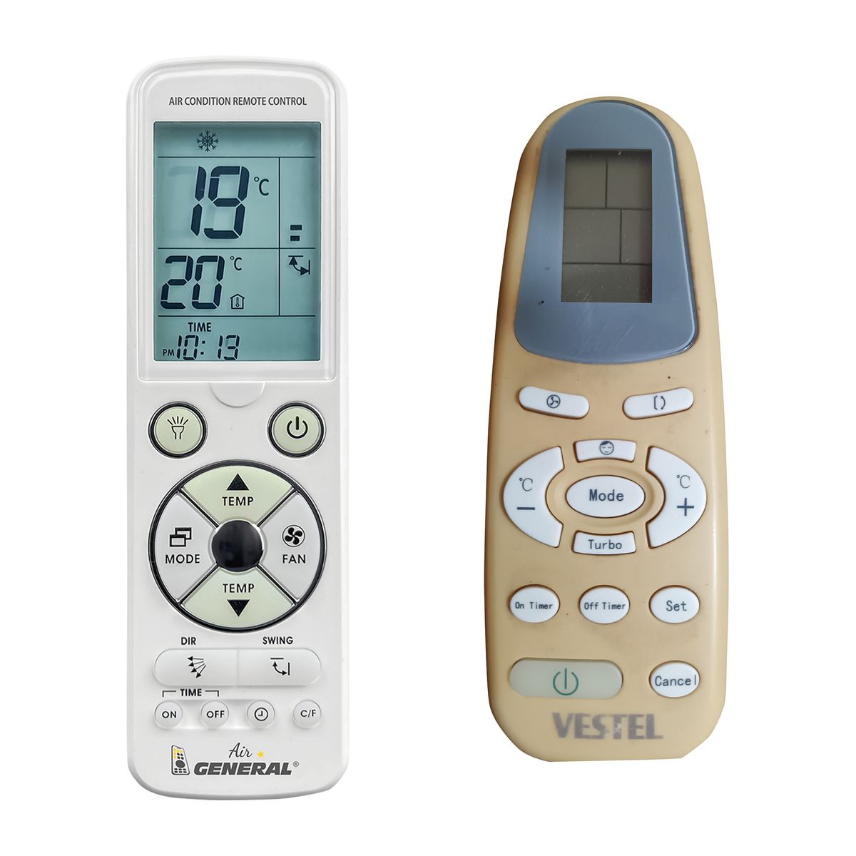 VESTEL Aircon D-9 -   

luxus háttérvilágítású 
távirányító