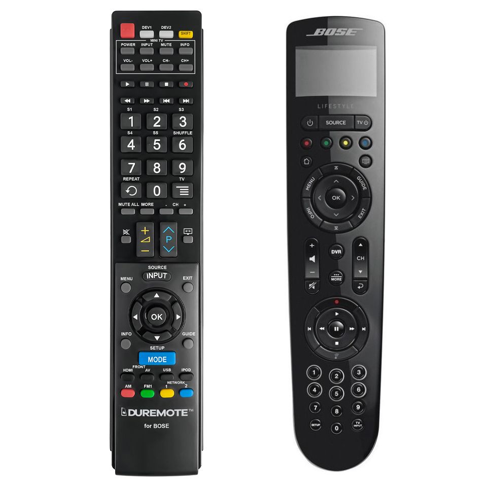 BOSE 420129 (BLACK 743877-0010), Lifestyle 650, 600, 550, RC600, RC651 + TV vezérlés (mini TV) - távirányító duplikátum