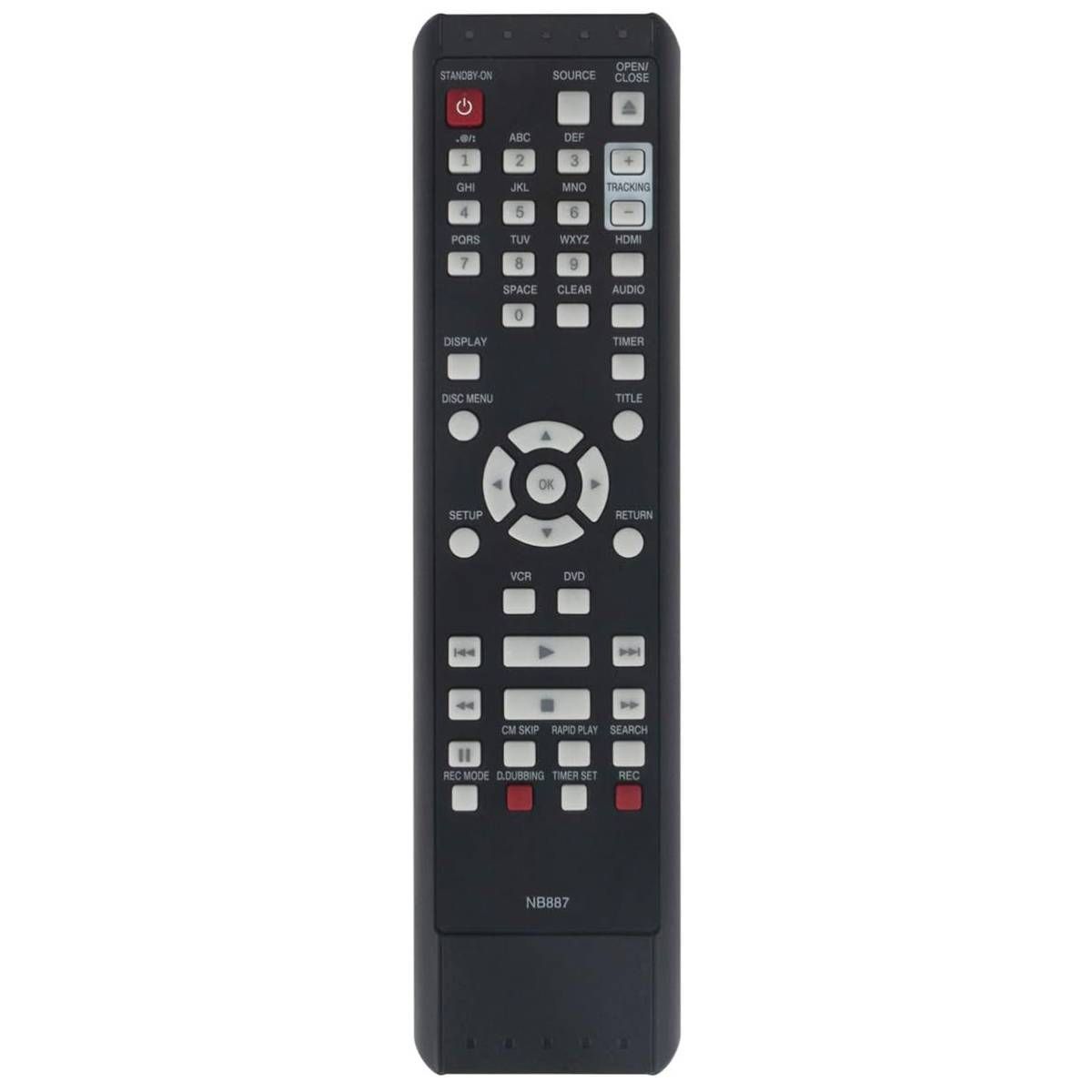 MAGNAVOX NB887, RZV427MG9, NB887UH, NB887UD - helyettesítő távirányító