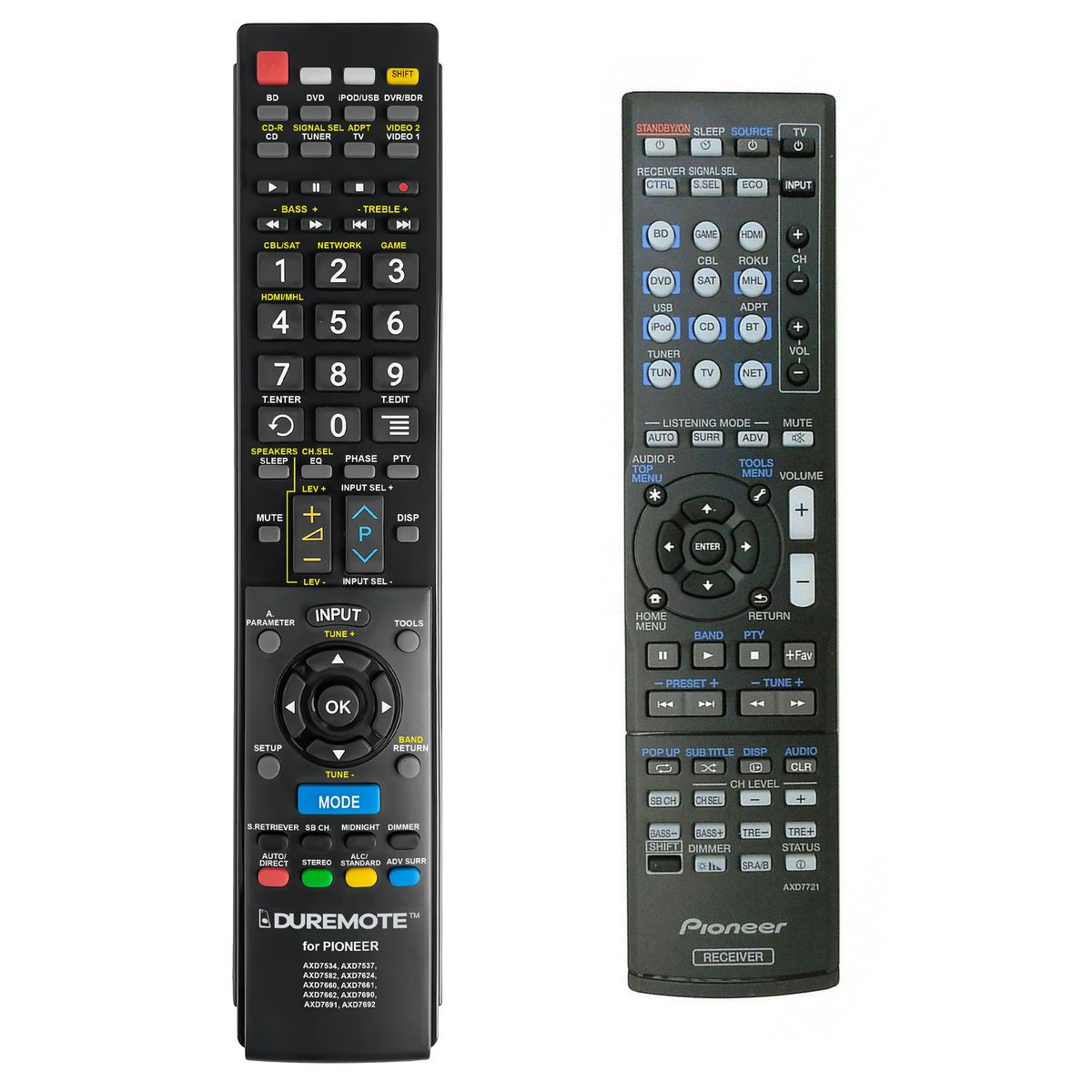 PIONEER AXD7721 - távirányító duplikátum