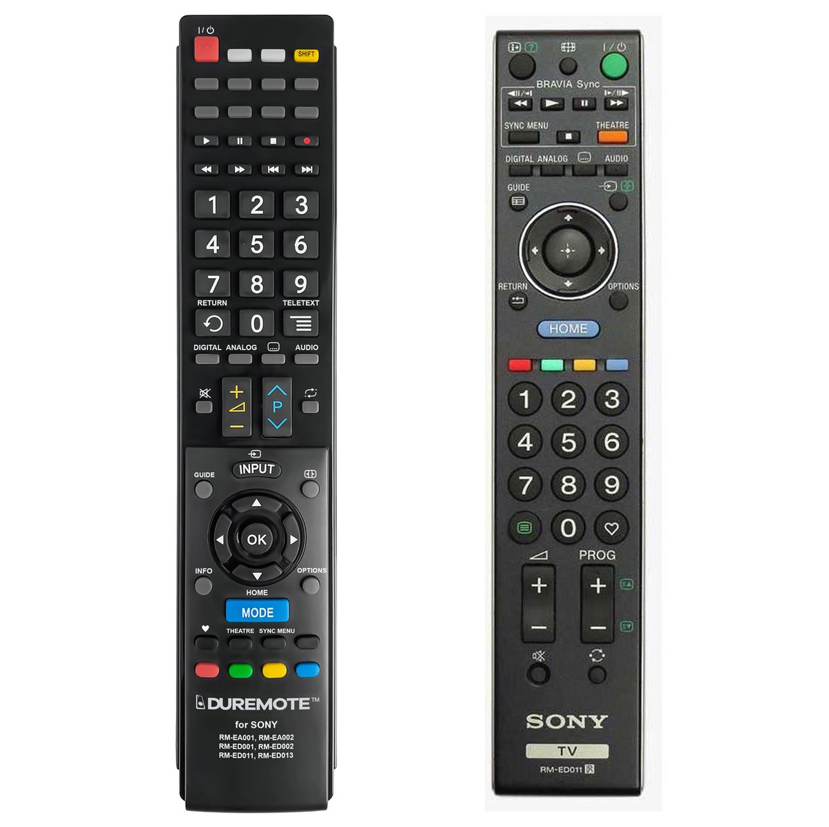 SONY RM-ED011B, RM-ED011 - távirányító duplikátum