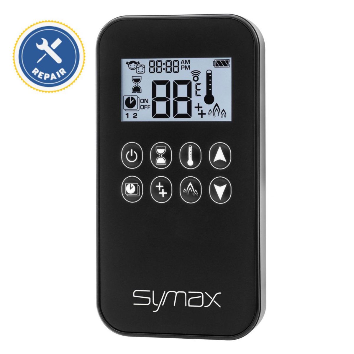 Távirányító javítása – Mertik Maxitrol, Symax, B6RH8TL3PB, B6R-H8TL3B, B6R-H8TL3W, Krakti Gas fire LEO 100