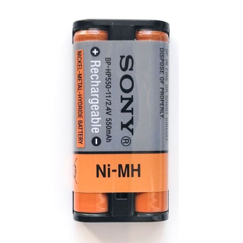 SONY BP-HP550-11 eredeti akkumulátor fejhallgatóhoz, kétcellás MDR-RF865-hez
