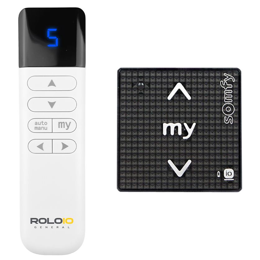 SOMFY Smoove 1 io Black  - kompatibilis távirányító     868 MHz, 5-csatorna  ROLO
