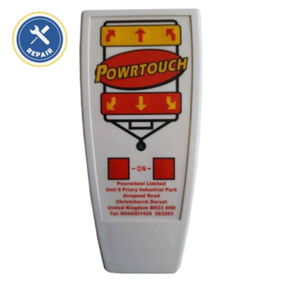 Távirányító javítása – Powrtouch, Powrwheel Limited