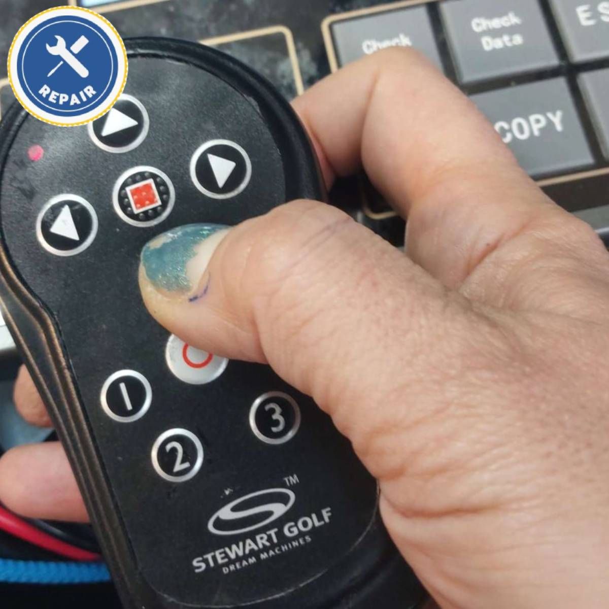 Távirányító javítása – STEWART GOLF X3R VERTX REMOTE, Q REMOTE, X9 REMOTE,  X10