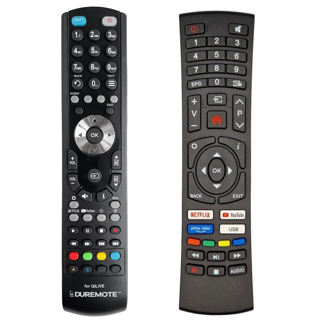 QILIVE Q32HS202B Q43US211B Q24-009 Q32HS221B Q40FS211B Q32HS201B - távirányító duplikátum