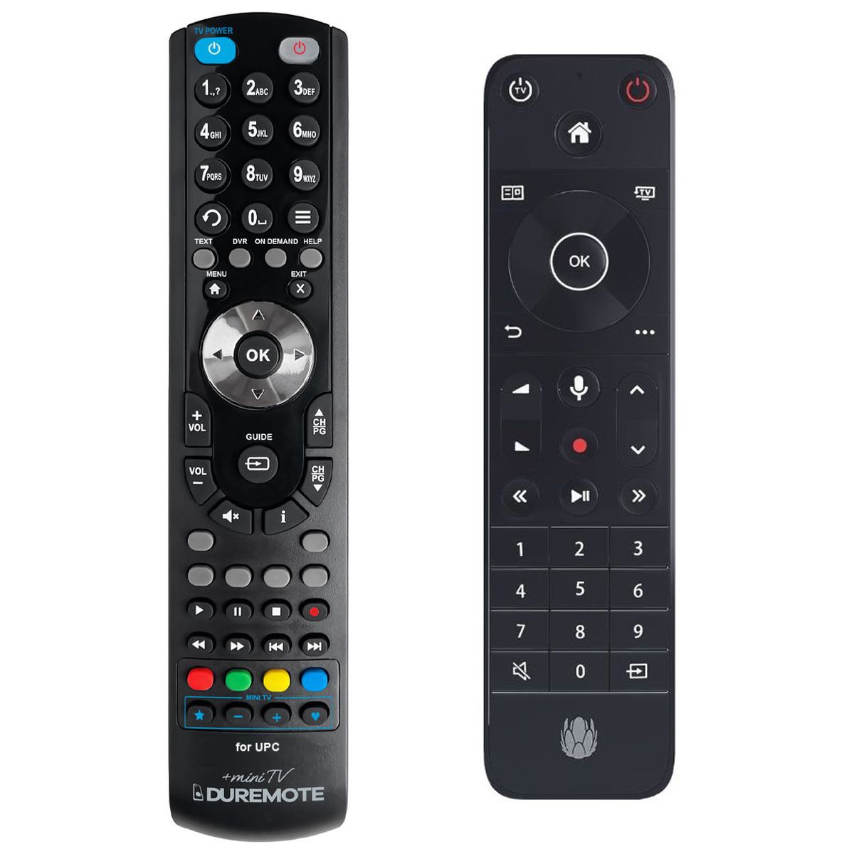 UPC TV box, Apollo 4K Box + TV vezérlés (mini TV) - távirányító duplikátum