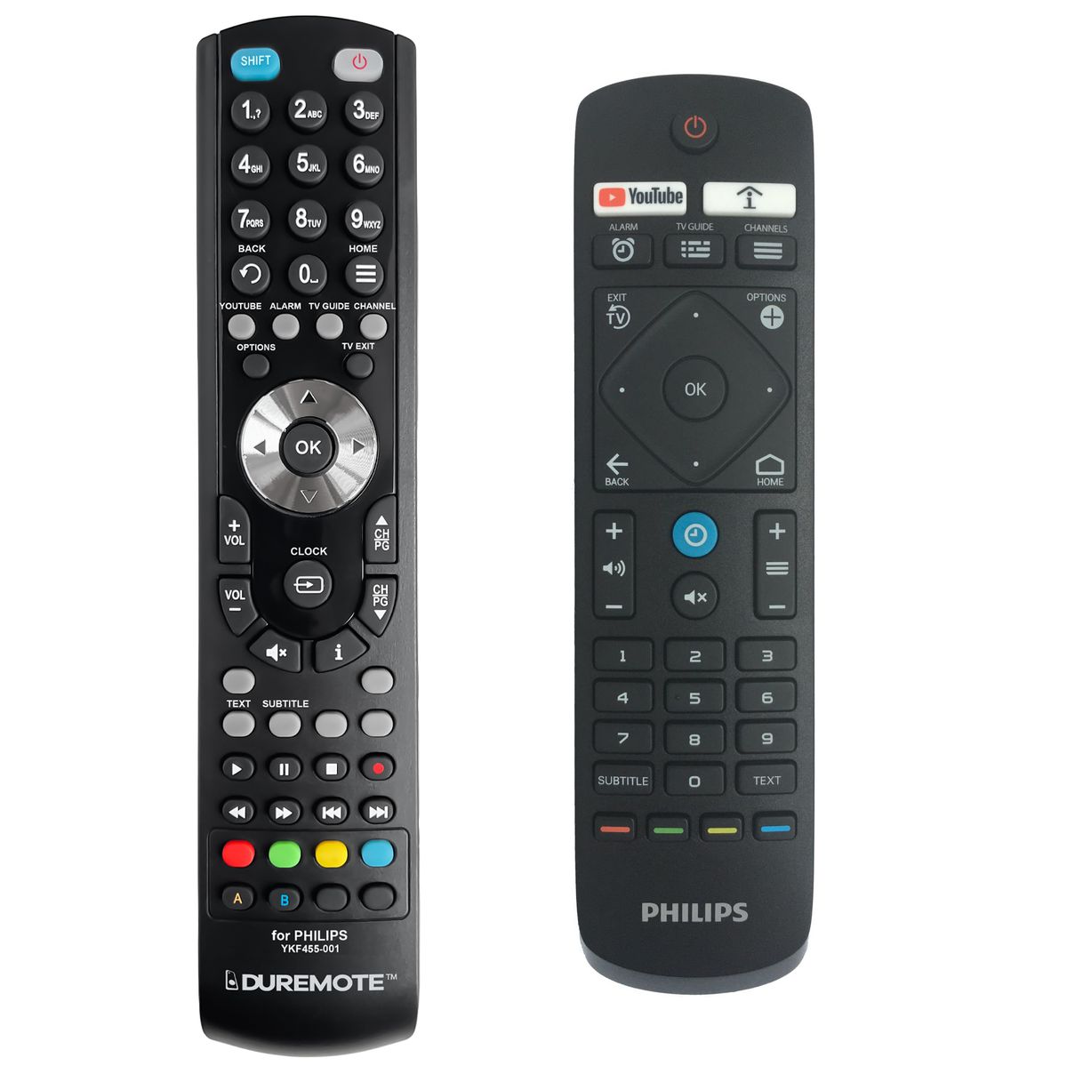 PHILIPS YKF455-001, 996599002506, 398GR10BEPHN0015HT, S455001A, 22AV1904A/12 - távirányító duplikátum