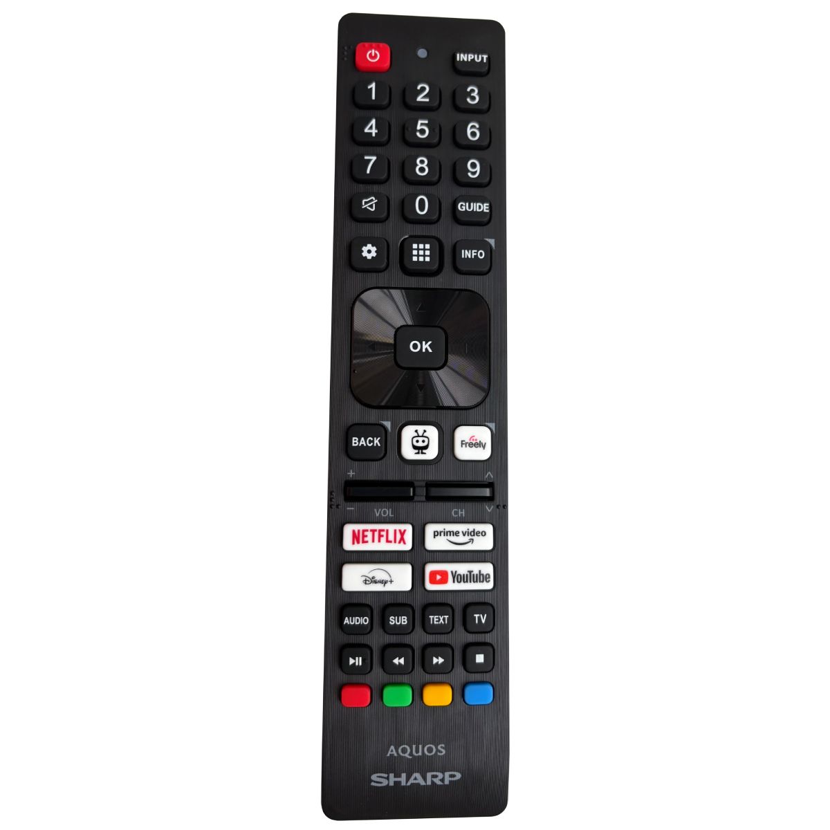 SHARP AQUOS SHW/RMC/0155N - eredeti gyári távirányító