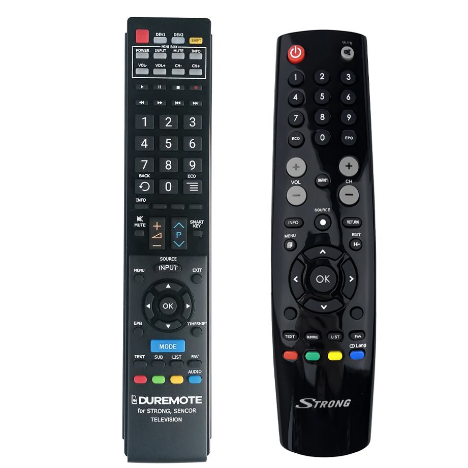 STRONG SRT24HC4023, SRT32HA3003, SRT32HB3003, SRT32HC4043 + TV vezérlés (mini TV) - távirányító duplikátum