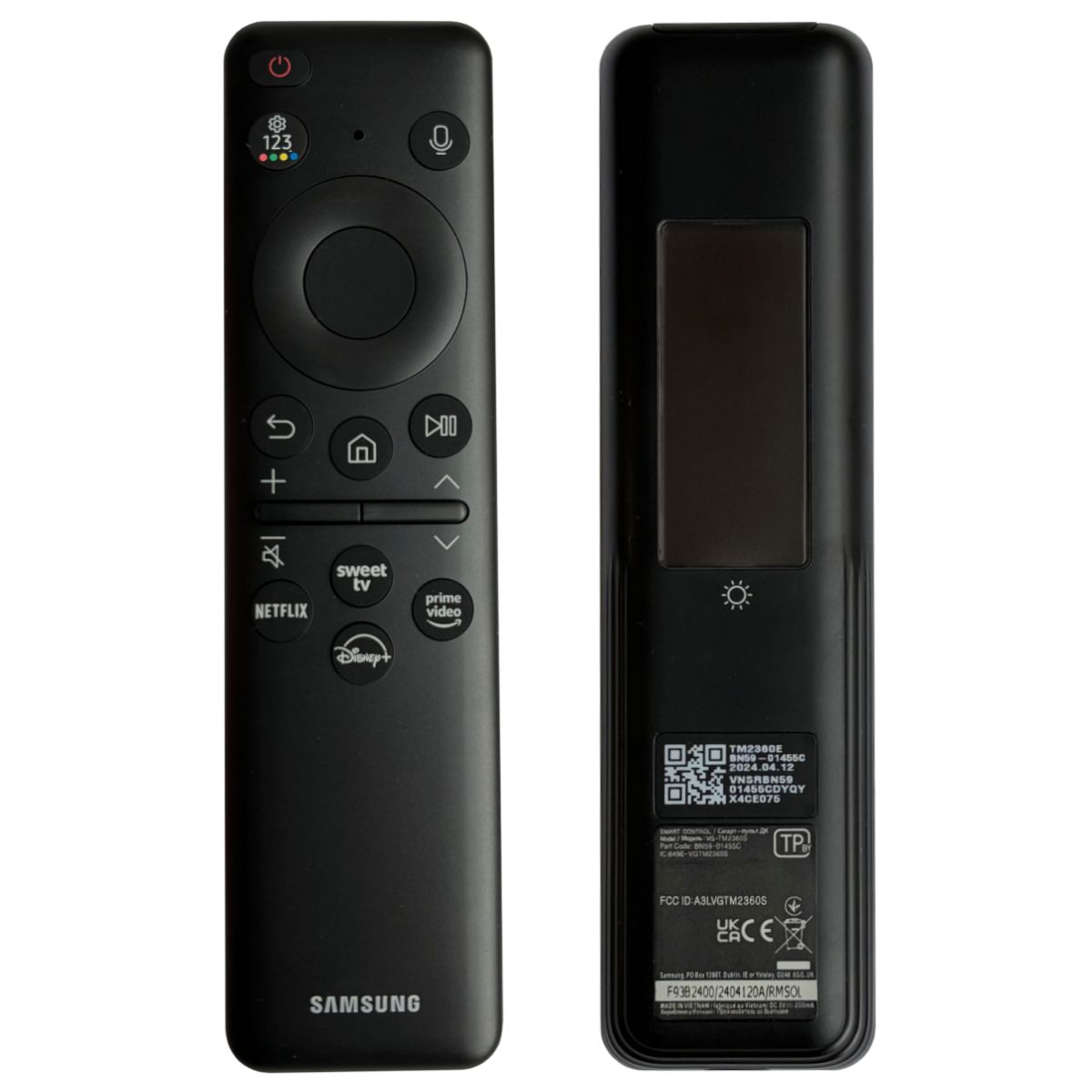SAMSUNG BN59-01455C - eredeti gyári távirányító hangvezérléssel, NAPELEMES