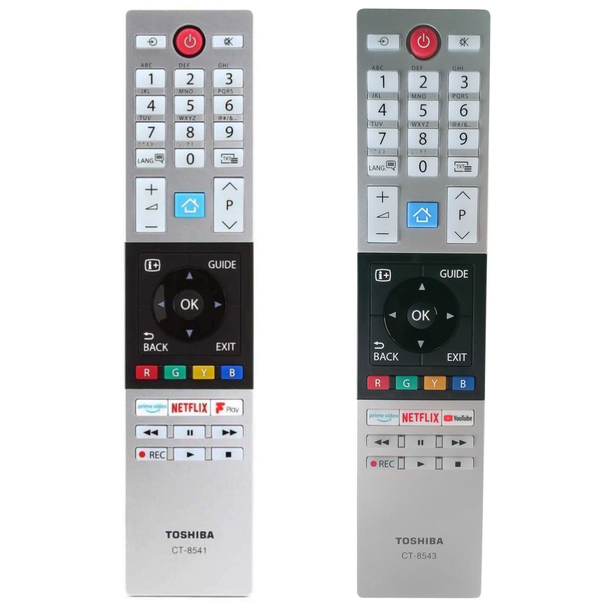 TOSHIBA CT-8543 - eredeti gyári távirányító