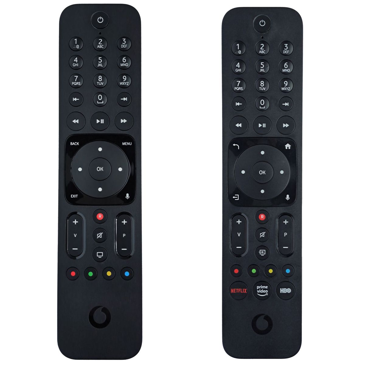 VODAFONE GROUP RF BLE Netflix URC - eredeti gyári távirányító hangvezérléssel