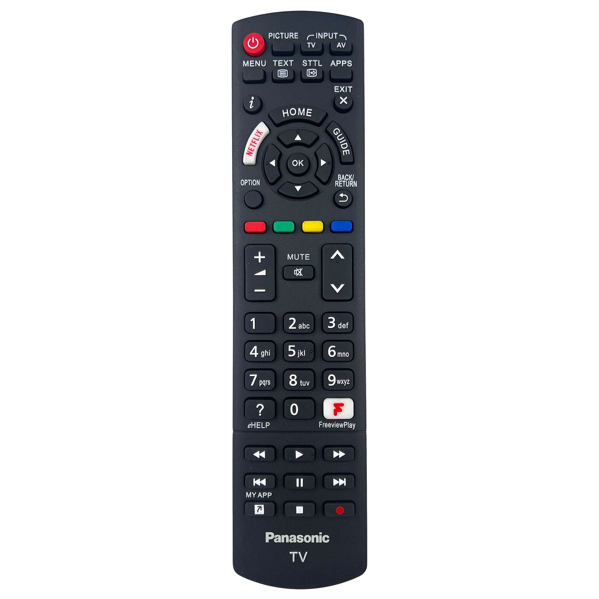 PANASONIC N2QAYB001181 (N2QAYB001212) - eredeti gyári távirányító